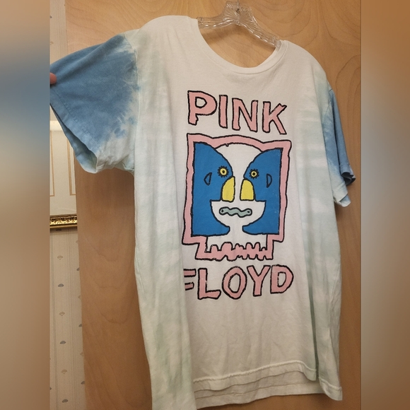 Tops - Pink Floyd Pastel White Soft Face Tee Shirt Sz XL